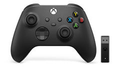 Microsoft Xbox Wireless Controller + Wireless Adapter for Windows 10 Black Gamepad PC, Xbox One, Xbox One S, Xbox One X, Xbox Series S, Xbox Series X1VA-00002