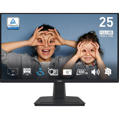 MSI Pro MP251 computer monitor 62.2 cm (24.5") 1920 x 1080 pixels Full HD LED BlackPRO MP251