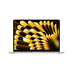 Apple MacBook Air 13-inch : M3 chip with 8-core CPU and 10-core GPU, 16GB, 512GB SSD - Starlight - MXCU3B/A