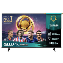 Hisense 50" E78QTUK PRO 144Hz QLED Smart AI TV with Freely50E78QTUK PRO