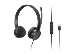 Lenovo 4XD1K18260 headphones/headset Wired Head-band Music/Everyday USB Type-A Black4XD1K18260