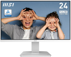 MSI Pro MP2412W computer monitor 60.5 cm (23.8") 1920 x 1080 pixels Full HD LCD WhitePRO MP2412W