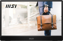 MSI PRO MP161 E2U portable TV/monitor Portable monitor Black 39.6 cm (15.6") LED 1920 x 1080 pixelsPRO MP161 E2U
