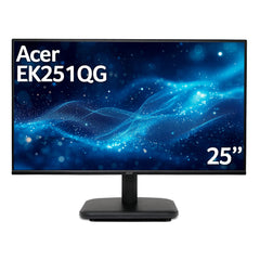 Acer EK1 EK251QG 24.5" - Full HD (1920x1080), IPS, 120Hz 1Ms, ZeroFrame, VGA, HDMI MonitorUM.KE1EE.G02