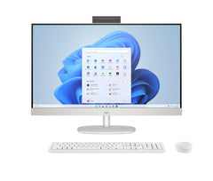 HP 27-cr1009na Intel Core Ultra 7 155U 68.6 cm (27") 1920 x 1080 pixels All-in-One PC 16 GB DDR5-SDRAM 1 TB SSD Windows 11 Home Wi-Fi 6 (802.11ax) WhiteAJ2V7EA