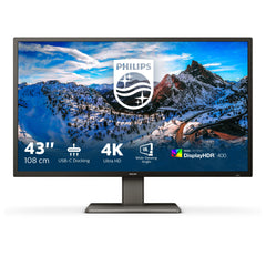 Philips P Line 439P1/00 LED display 108 cm (42.5") 3840 x 2160 pixels 4K Ultra HD LCD Black439P1/00