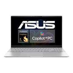 ASUS Vivobook S 15 S5507QA-MA006W Qualcomm Snapdragon X1E-78-100 Laptop 39.6 cm (15.6") 3K 16 GB LPDDR5x-SDRAM 1 TB SSD Wi-Fi 7 (802.11be) Windows 11 Home German Silver - 90NB14Q2-M002R0