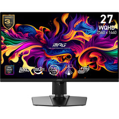 MSI MPG 271QR QD-OLED X50 computer monitor 67.3 cm (26.5") 2560 x 1440 pixels Wide Quad HD BlackMPG 271QR QD-OLED X50