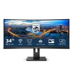Philips B Line 346B1C/00 computer monitor 86.4 cm (34") 3440 x 1440 pixels Quad HD LCD Black346B1C/00