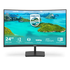 Philips E Line 241E1SCA/00 computer monitor 59.9 cm (23.6") 1920 x 1080 pixels Full HD LCD Black241E1SCA/00
