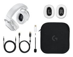 Logitech G 981-001269 headphones/headset Wireless Head-band Gaming Bluetooth White981-001269