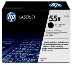 HP 55X High Yield Black Original LaserJet Toner CartridgeCE255X