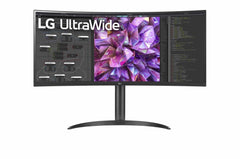LG 34WQ75C-B computer monitor 86.7 cm (34.1") 3440 x 1440 pixels UltraWide Quad HD Black34WQ75C-B.AEK