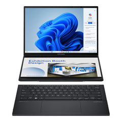 ASUS Zenbook Duo UX8406MA-QL207W Intel Core Ultra 7 155H Hybrid (2-in-1) 35.6 cm (14") Touchscreen WUXGA 16 GB LPDDR5x-SDRAM 1 TB SSD Wi-Fi 6E (802.11ax) Windows 11 Home Grey90NB12U1-M008W0