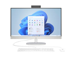HP All-in-One 27-cr0045na Intel® Core™ i5 i5-1335U 68.6 cm (27") 1920 x 1080 pixels All-in-One PC 8 GB DDR4-SDRAM 512 GB SSD Windows 11 Home Wi-Fi 6 (802.11ax) WhiteBM5M1EA