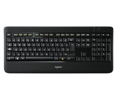 Logitech Wireless Illuminated K800 keyboard Office RF Wireless QWERTY Italian Black920-002375