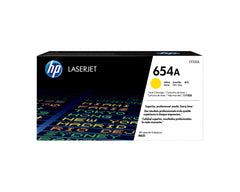 HP 654A Yellow Original LaserJet Toner CartridgeCF332A