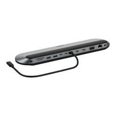 Belkin INC014BTSGY laptop dock/port replicator Wired USB 3.2 Gen 2 (3.1 Gen 2) Type-C Black, GreyINC014BTSGY