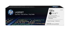 HP 131X 2-pack High Yield Black Original LaserJet Toner CartridgesCF210XD
