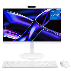 Acer Aspire C27-A All-in-One Desktop - Intel Core i7-1355U, 8GB, 1TB SSD, Integrated Graphics, 27" Full HD, Windows 11, WhiteDQ.BNREK.004