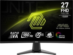 MSI MAG 27C6F computer monitor 68.6 cm (27") 1920 x 1080 pixels Full HD LCD BlackMAG 27C6F