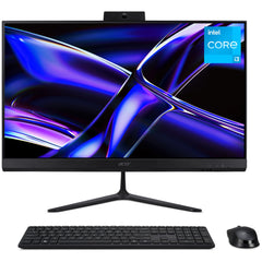 Acer Aspire C24-B All-in-One Desktop - Intel Core i3-1305U, 8GB, 512GB SSD, Integrated Graphics, 23.8" Full HD, Windows 11, BlackDQ.BMJEK.002