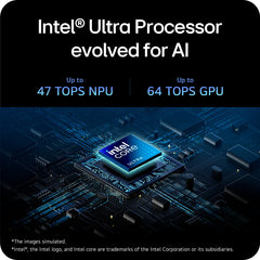 LG Gram 16Z90TL-G 16" Hybrid AI Copilot+ Laptop - Intel® Core™ Ultra 7 256V, 512GB SSD, 16 GB RAM - Black - [2025]16Z90TL-G.AU75A1