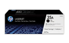 HP 35A 2-pack Black Original LaserJet Toner CartridgesCB435AD