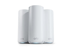 NETGEAR Orbi 770 Tri-band (2.4 GHz / 5 GHz / 6 GHz) Wi-Fi 7 (802.11be) White 7 InternalRBE773-100EUS