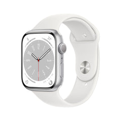 Apple Watch Series 8 OLED 41 mm Digital 352 x 430 pixels Touchscreen Silver Wi-Fi GPS (satellite)MP6K3B/A