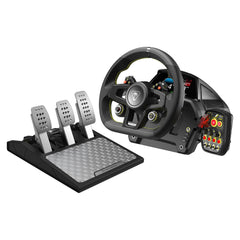 Turtle Beach VelocityOne Race Wheel and Pedal System with Force Feedback, Magnetic Paddle Shifters and Hall Effect Sensors for Xbox Series X or S, Xbox One and Windows. Officially licensed for XboxTBS-0726-05