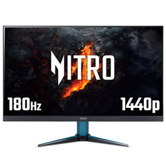 Acer NITRO VG2 Nitro VG272UV3 gaming monitor - 27", Quad HD, 180Hz, 0.5ms, FreeSync Premium, DisplayHDR 400, HDMI & DP - UM.HV2EE.304