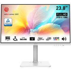 MSI Modern MD272XPW computer monitor 60.5 cm (23.8") 1920 x 1080 pixels Full HD WhiteMODERN MD2412PW