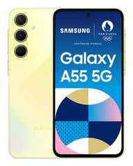 Samsung Galaxy A55 5G 16.8 cm (6.6") Hybrid Dual SIM Android 14 USB Type-C 8 GB 256 GB 5000 mAh YellowSM-A556BZYCEUB