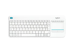 Logitech Wireless Touch K400 Plus keyboard Universal RF Wireless AZERTY Belgian White920-007132