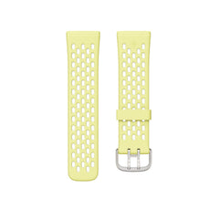 Fitbit Sport Band White, Yellow SiliconeFB174SBYWWTL
