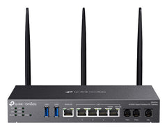 TP-Link Omada AX3000 wireless router Gigabit Ethernet Dual-band (2.4 GHz / 5 GHz) BlackDR3650V