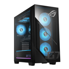 ASUS ROG G700 GM700TZ-R8400F016W AMD Ryzen™ 5 8400F 16 GB DDR5-SDRAM 1 TB SSD NVIDIA GeForce RTX 5060 Windows 11 Home Tower PC BlackGM700R8400F016W