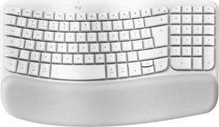 Logitech Wave Keys for Mac keyboard Home/Office Bluetooth QWERTY UK English White920-012408