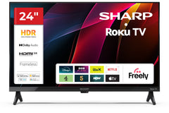 Sharp 24HD2225K 24" HD Ready Smart Roku TV1T-C24HD2225KB