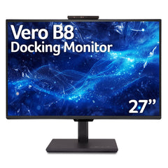 Acer B8 Vero B278UG 27" QHD Monitor computer monitor 68.6 cm (27") 2560 x 1440 pixels Wide Quad HD LED Black - UM.HB8EE.G04