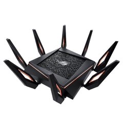ASUS GT-AX11000 wireless router Gigabit Ethernet Tri-band (2.4 GHz / 5 GHz / 5 GHz) Black - 90IG04H0-MU9G00