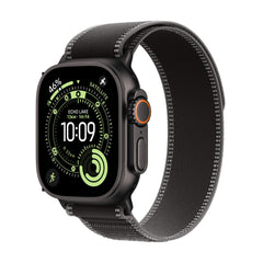 Apple Watch Ultra 3 GPS + Cellular 49mm Black Titanium Case with Black/Charcoal Trail Loop - M/L - MF1H4DH/A