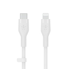 Belkin Cbl Silicone USB-C LTG 3M blc WhiteCAA009BT3MWH