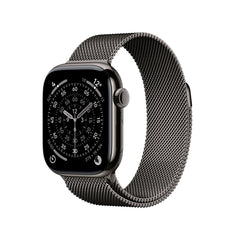 Apple Watch Series 11 GPS + Cellular 42mm Slate Titanium Case with Slate Milanese LoopMF8U4MP/A