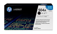 HP 504A Black Original LaserJet Toner CartridgeCE250A
