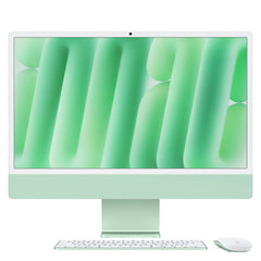 Apple iMac 24-inch with Retina 4.5K display: M4 chip with 10‑core CPU and 10‑core GPU, 16GB, 512GB SSD - GreenMWV03B/A
