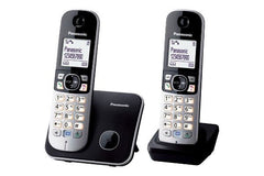 Panasonic KX-TG6812 DECT telephone Caller ID Black, SilverKX-TG6812EB