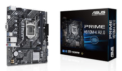 ASUS PRIME H510M-K R2.0 Intel H510 LGA 1200 (Socket H5) micro ATX - 90MB1E80-M0EAY0