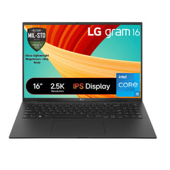 LG Gram 16Z90RU-G.AP52A1 laptop Intel® Core™ i5 i5-1334U 40.6 cm (16") WQXGA 16 GB LPDDR5-SDRAM 256 GB SSD Wi-Fi 6 (802.11ax) Windows 11 Pro Black16Z90RU-G.AP52A1
